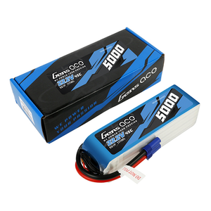 Gens Ace 5000mAh 6S1P 22.2V 45C Lipo Battery Pack With EC5 Plug