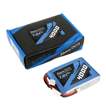 Gens Ace 4000mAh 2S1P 7.4V TX Lipo Battery Pack With JST-EHR Plug