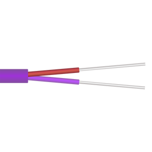 16 AWG 1 Pair Type TX Overall Shielded Thermocouple Extension Cable