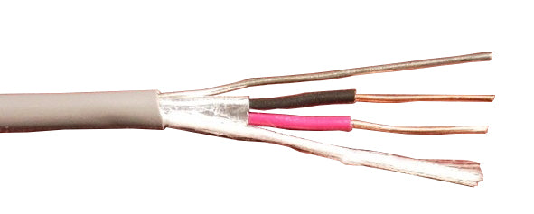 Belden 5320FE 18 AWG 2C Solid CMP Riser Foil Shield 300V Commercial Audio System Cable