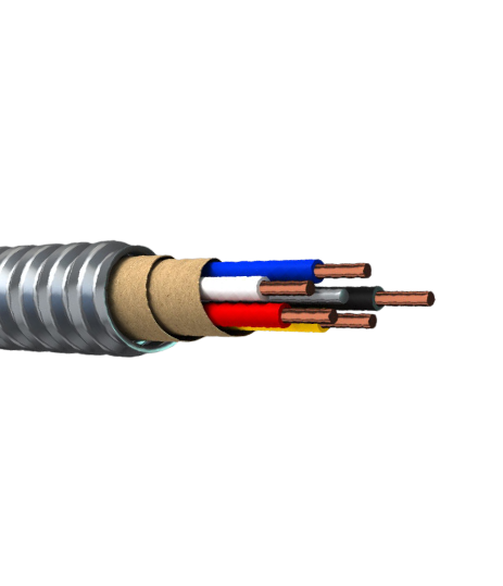 18-4C Solid Copper Thermostat Galvanized Steel TFN Insulation Interlocked Armored Cable