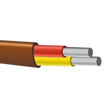 20 AWG 2 Conductor Type K Solid 482C Thermocouple Wire