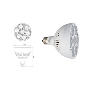 High-output Led Par Lamps E26 55W 55K 100-277V 80D UL Listed