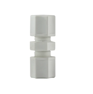 1/2" White Nylon Compression Union 17068N