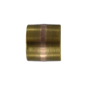 4" Diameter Red Brass Nipple Fittings