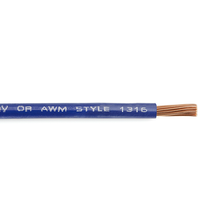 Waytek WN18 18 AWG 1C 16/30 Stranded Bare Copper Unshielded TFFN UL 1408/1316 600V Hook-Up Wire