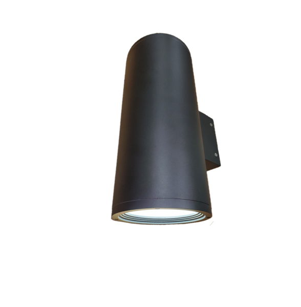 Aeralux Thalassa ET6024 24-Watts 3000K CCT 60˚ Beam Angle Black Outdoor Sconce Fixture