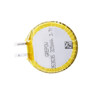Grepow 325mAh 3.7V LiPo Round Shaped Battery 3535035