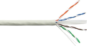 Commscope TE640R-WT02 23 AWG 4 Pair White 640 Series CMR Solid Bare Copper UTP Category 6A Cable