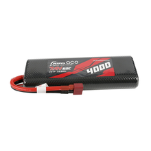 Gens Ace 4000mAh 2S1P 7.4V 60C HardCase Lipo Battery Pack 8# With Deans Plug