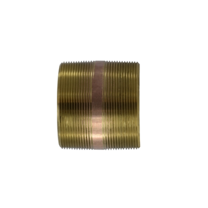 6" Diameter Red Brass Nipple Fittings