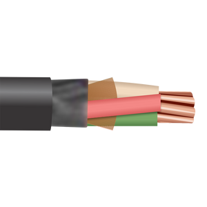 1/0-5 Type W Multi-Conductor 2kV Portable Power Cable