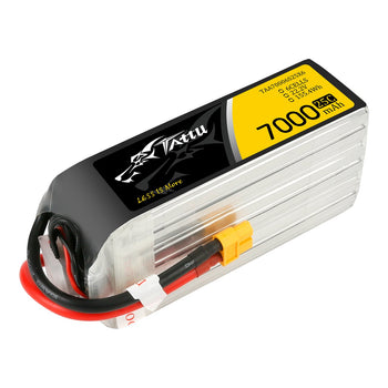 Tattu 7000mAh 6S1P 22.2V 25C Lipo Battery Pack With XT60 Plug