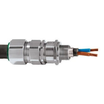 25 Cable Gland E2FX Double Seal Lead Sheathed Braided And Steel Tape Armoured Explosive Atmosphere