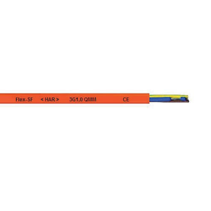 17 AWG 5 Cores FLEX-SF BC Light-Duty Super Flexible PVC Orange Cable 4391705