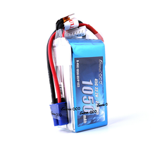 Gens Ace 1050mAh 6S1P 22.2V 45C Lipo Battery Pack With EC3 Plug