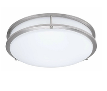 12" Round 16W 120V 5CCT Tunable 1450 Lumens LED Double Ring Flush Mount Ceiling Light (Pack of 6)