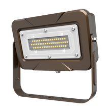 Aeralux JR Series 12-Watts 4000K CCT Black ½ Knuckle Bracket Mounting Method Outdoor Flood light