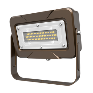 Aeralux JR Series 12-Watts 4000K CCT Black ½ Knuckle Bracket Mounting Method Outdoor Flood light