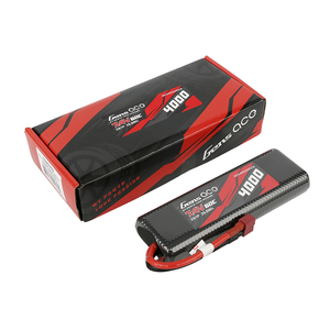 Gens Ace 4000mAh 2S1P 7.4V 60C HardCase Lipo Battery Pack 8# With Deans Plug