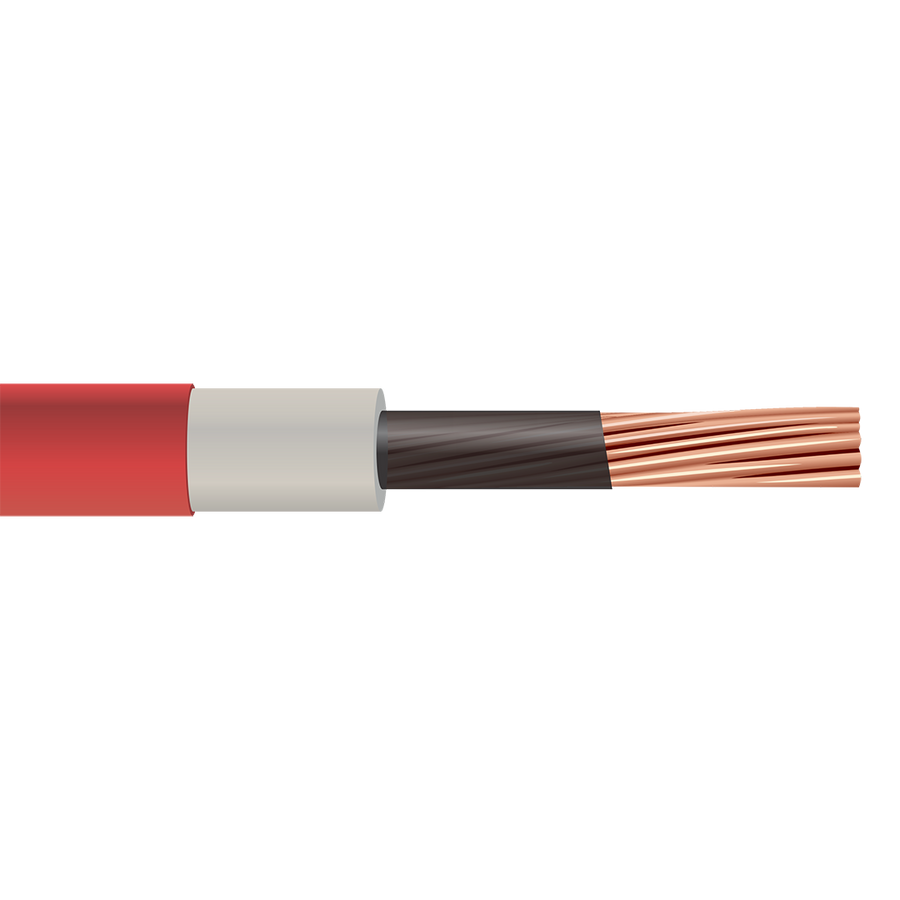 250' 500 MCM Jumper Cable Single Conductor 5KV/15KV Portable Power Red Cable