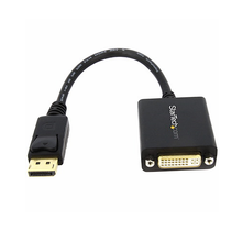 6.0" DisplayPort to DVI Adapter Video Converter 1920x1200 / 1080p 60Hz Monitor/Display Latching DP Connector