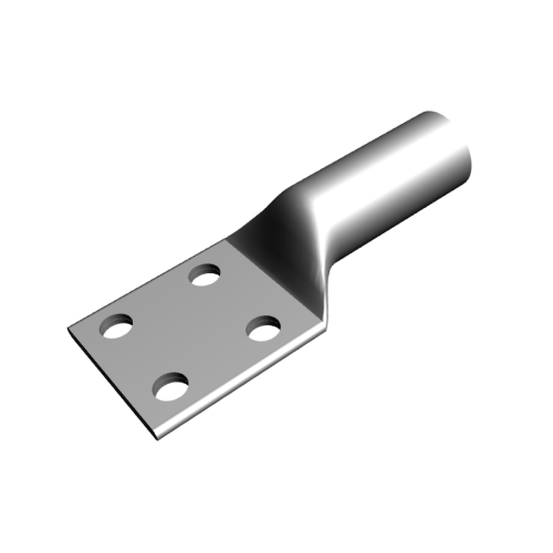 Burndy Four Hole Standard Barrel Aluminum Terminal Lugs