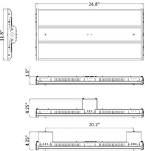 2ft LEDSION 220-Watts 90-277V V5.0 LED Linear Highbay Light