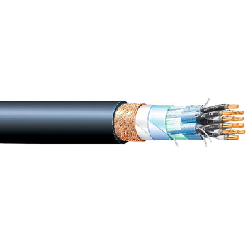 BFOI(IC) Pair 250V Shipboard Fire Resistant Copper Wire Braid Shield Al/PS Tape Screened Cable