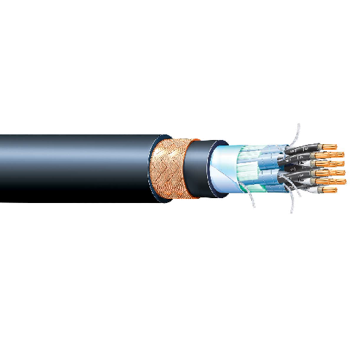 BIOI(IC)32T18AWG(1.0MM2) 32 Triads 18 AWG 250V Shipboard Fire Resistant Armored And Sheathed AL/PS Tape Screened LSHF Cable