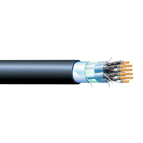 BI(IC)37T16AWG(1.5MM2) 16 AWG 37 Triads 250V Stranded LSHF Shipboard Fire Resistant Unarmored Al/PS Tape Screened Cable