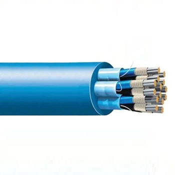 3 Traids 0.75 mm² BU (I) 250V Stranded Tinned Copper Fire Resistant Polyester Tape Cable