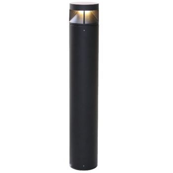 Aeralux Raphael 10-Watts 3000K CCT Black-Aluminum Bollard Outdoor Light