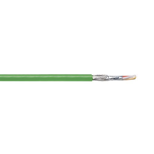 Bus System Stranded Bare Copper Shield Foil Braid TPE Jacket Industrial Misc Cable