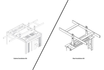 Cable Runway Elevation Kit Black 4