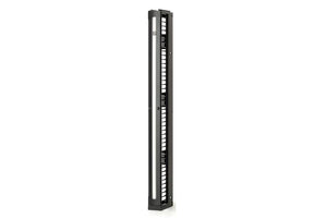 Evolution g1 Single-Sided Glacier White Vertical Cable Manager 84"H x 6"W x 13.2"D CPI 35511-E03