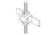 Cable Runway Foot Kit Gold 6"H CPI 11309-001