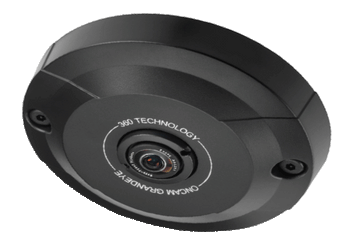 5 Megapixel Evolution Mini 360° Indoor Surface Mount Camera Black PELCO EVO-05LJD
