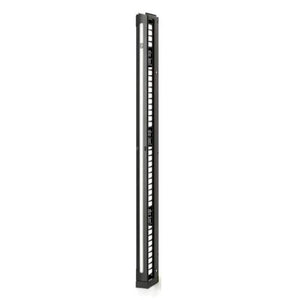 Evolution g1 Single-Sided Glacier White Vertical Cable Manager 84"H x 10" W x 13.2" D CPI 35513-E03