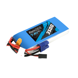 Gens Ace 3500mah 2S1P 7.4V RX Lipo Battery Pack With JR And EC3 Plug