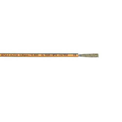 2/0 AWG 1 Cores H05V2-K UL / H07V2-K UL / CSA AWM / MTW Tinned Copper PVC Flexible Lead Wire 35121