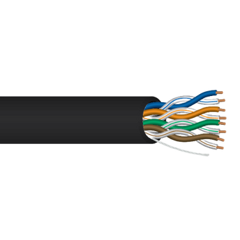 Category 6 Solid Bare Copper Unshielded UTP PE Jacket 60C 300V Outdoor Cable