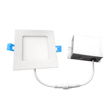 12 Watt LED 3000K 120V 6" Ultra Slim Square Downlight DLC6SQ-2000e