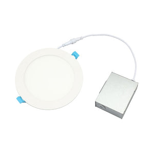 12 Watt LED 27K/30K/35K/40K/50K 120V 6" Ultra Slim Round Downlight DLC6S-12W105se