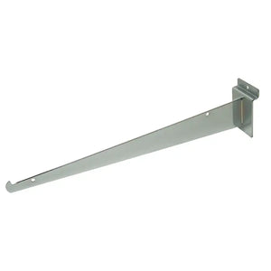 14" Shelf Brackets for Slatwall - Satin Chrome Econoco SW/14KB-SC (Pack of 5)