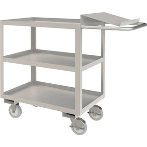 Order Picking Cart Stainless Steel Durham Mfg Capacity, 45"L x 18-1/8"W x 39"H 1200 lb SOPC1618303ALU5PU