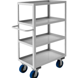 Stock Cart Stainless Steel Durham Mfg Capacity, 36"L x 18-1/8"W x 53"H 1200 lb SRSC1618304ALU6PU