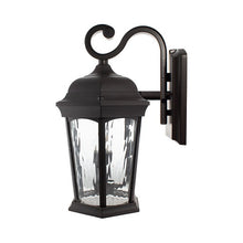 12.5W 3000K LED Wall Lantern Water Glass Lens EFL-130W-MD