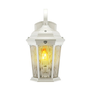 12.5 Watt 3000K LED Outdoor White Wall Fixture EFL-140W-MD