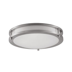 27.5 W 4000K 15 In LED Flush Mount Lights Nickel Finish EIN-CL09FR-2040e